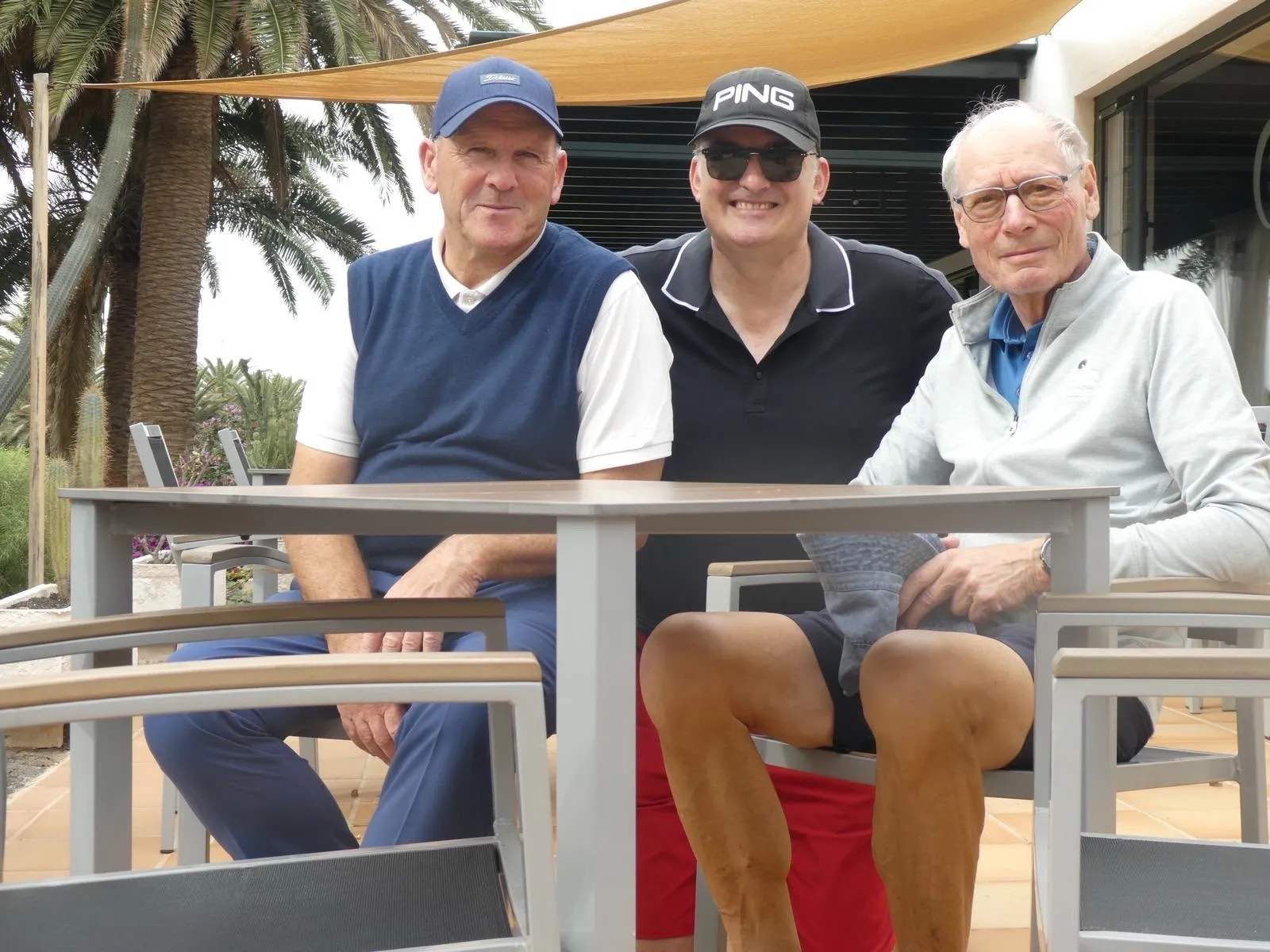 People sitting at Kelly Golf residence