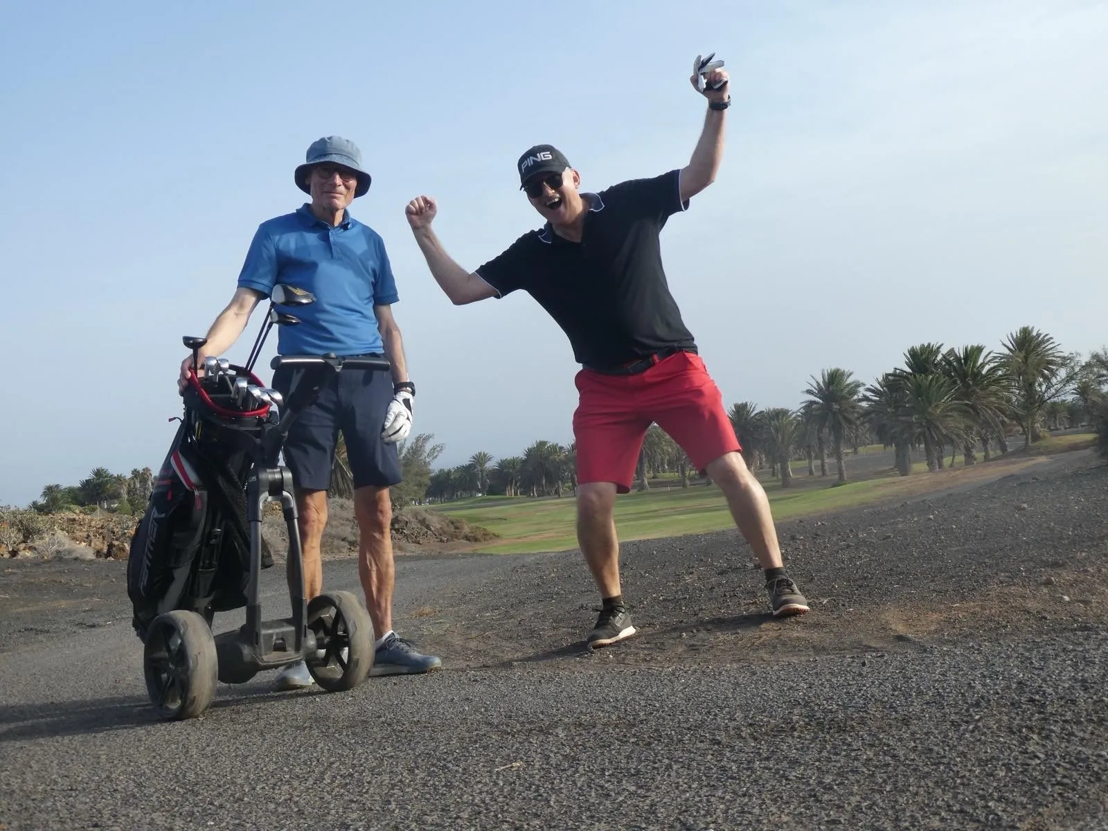 2 men at Kelly Golf